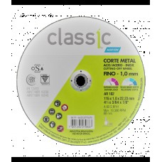 DISCO DE CORTE OXIDO DE ALUMINIO NORTON  114 X 1.0 BNA AZUL